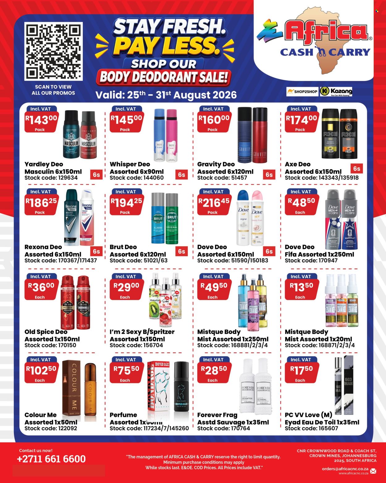Africa Cash & Carry specials - 25/08/2026 - 31/08/2026. Page 1