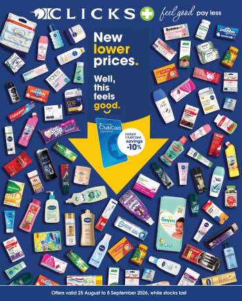 Clicks catalogue  - 25/08/2026 - 08/09/2026.