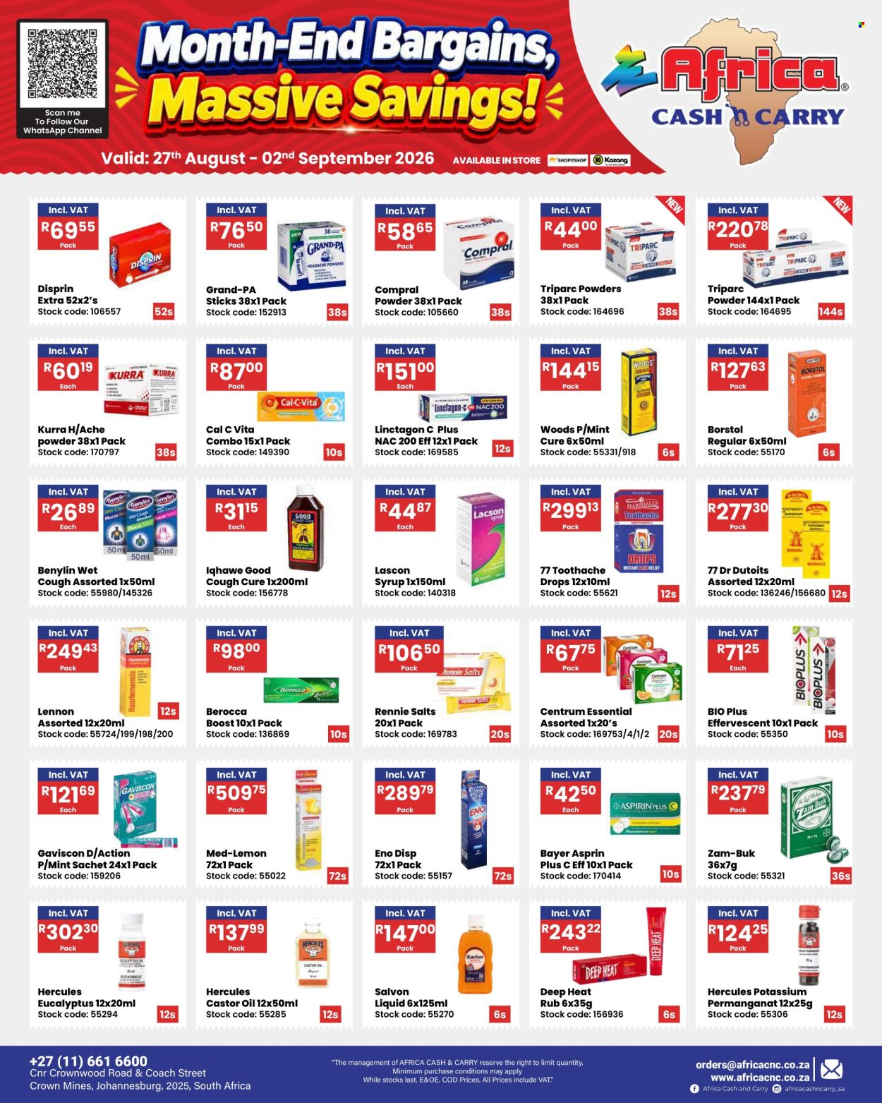 Africa Cash & Carry specials - 27/08/2026 - 02/09/2026. Page 9
