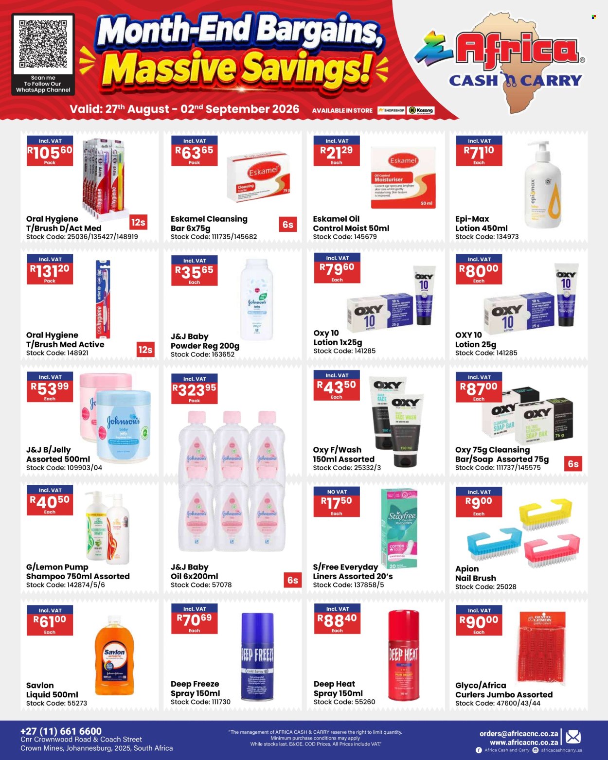 Africa Cash & Carry specials - 27/08/2026 - 02/09/2026. Page 81