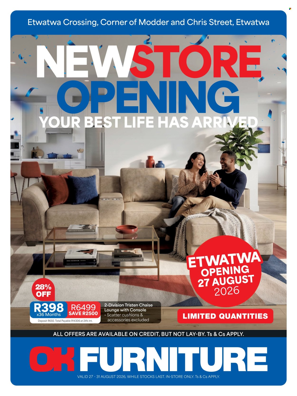 OK Furniture specials - 27/08/2026 - 31/08/2026. Page 1