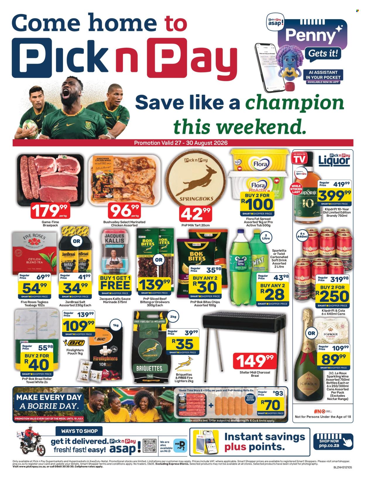 Pick n Pay specials - 27/08/2026 - 30/08/2026. Page 1