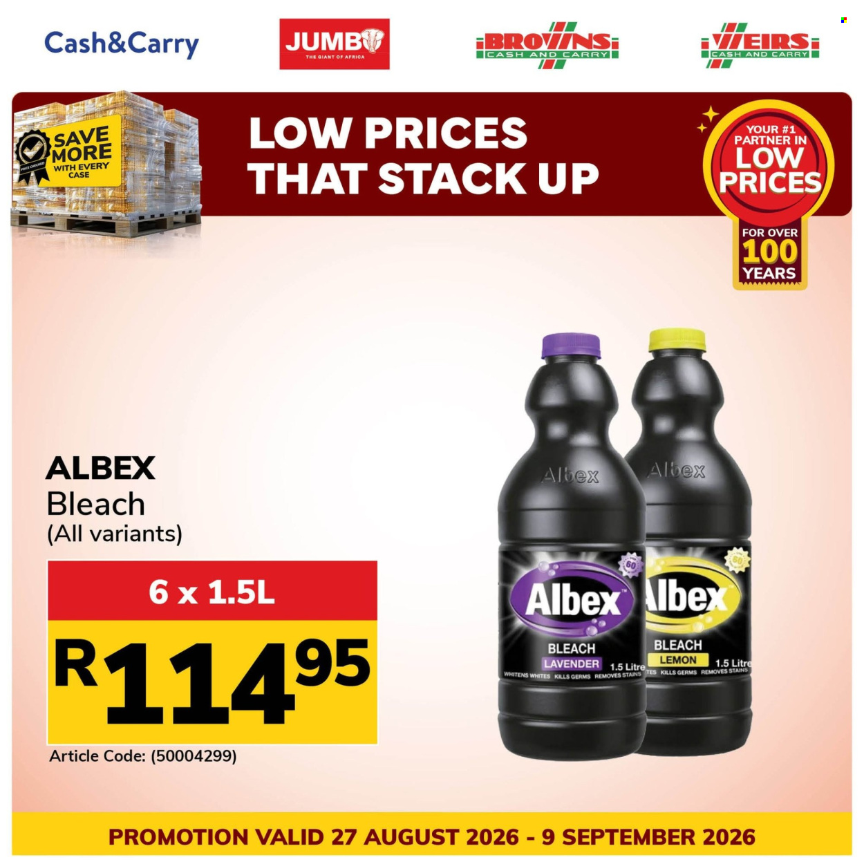 Jumbo Cash & Carry specials - 27/08/2026 - 09/09/2026. Page 25