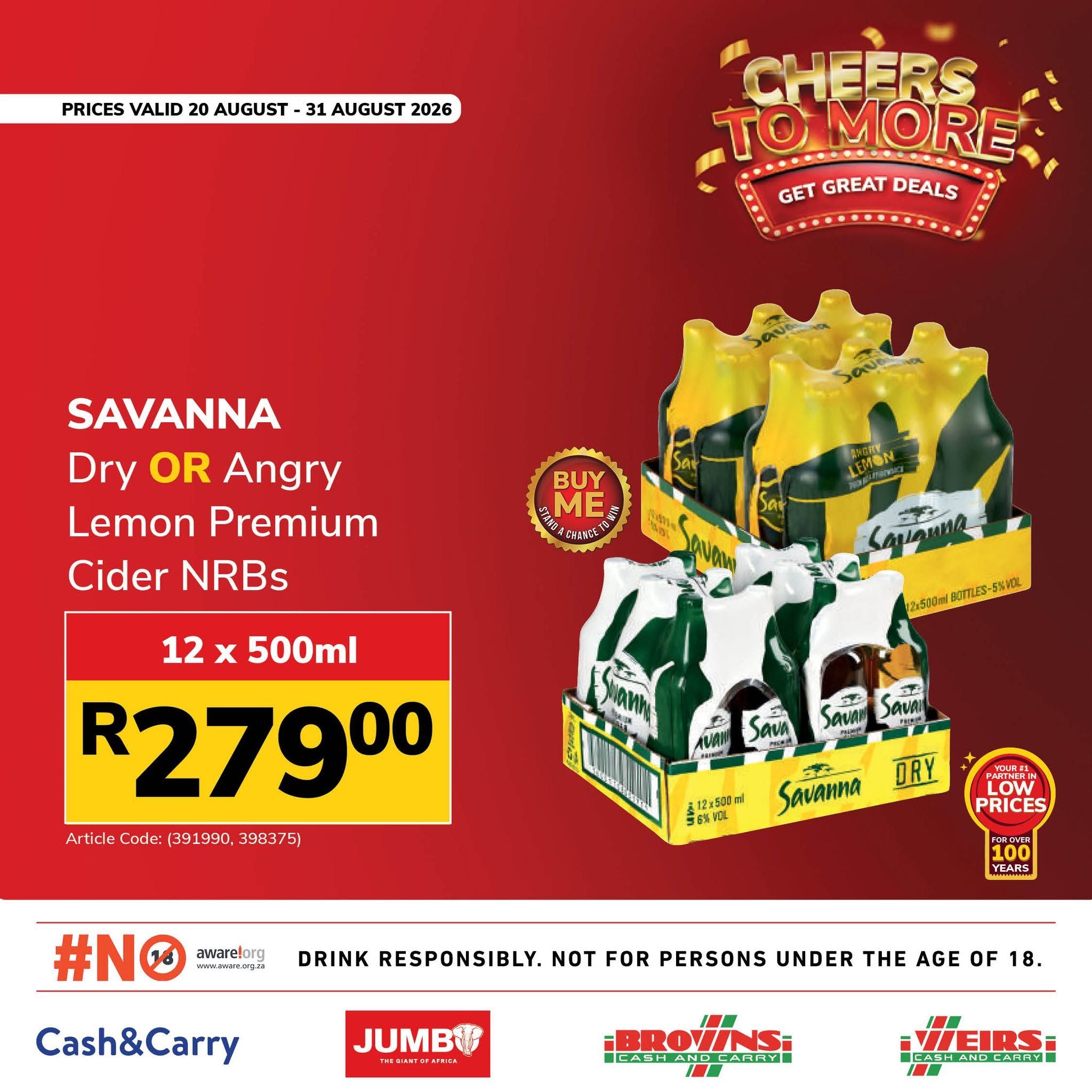 Jumbo Cash & Carry specials - 20/08/2026 - 31/08/2026. Page 13
