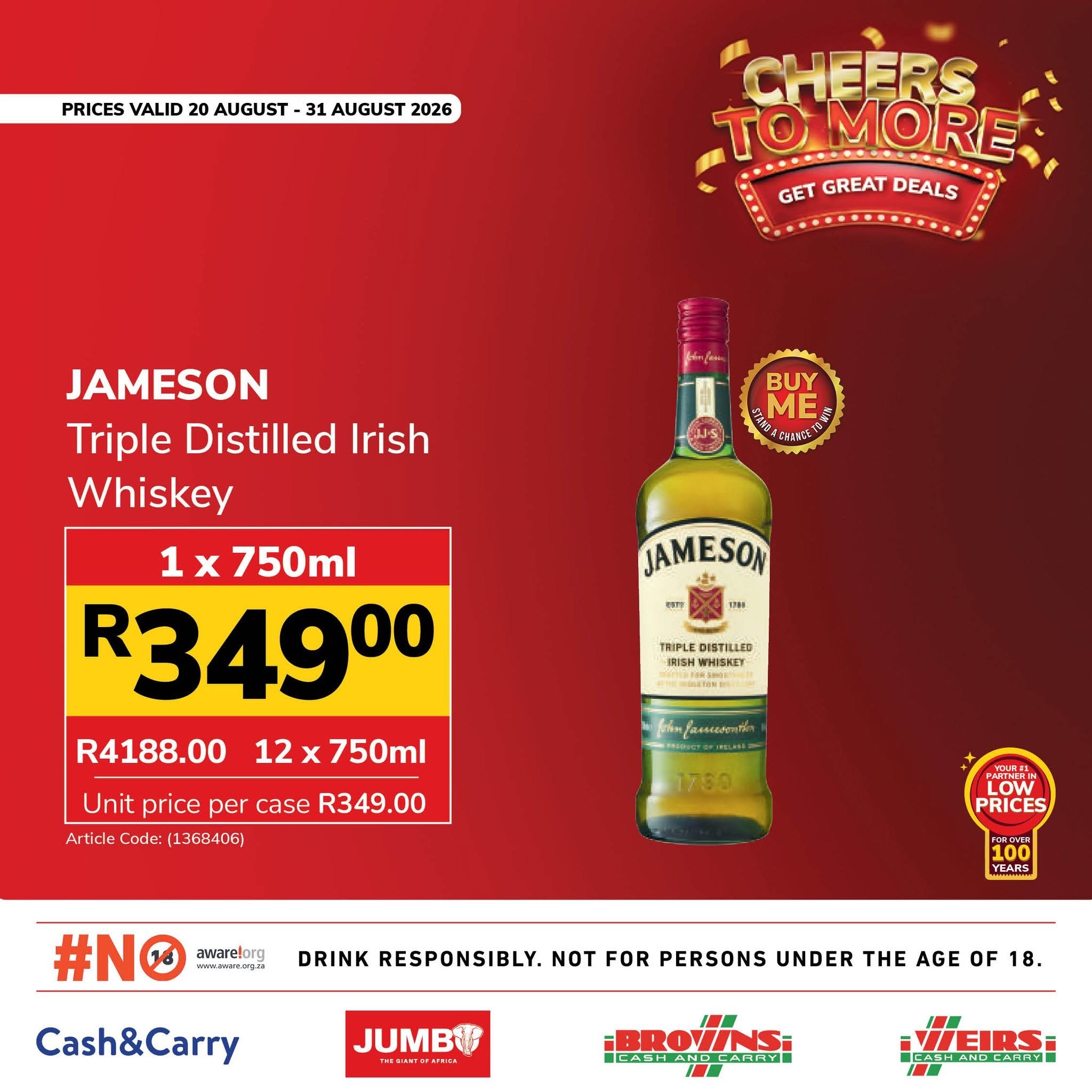Jumbo Cash & Carry specials - 20/08/2026 - 31/08/2026. Page 20