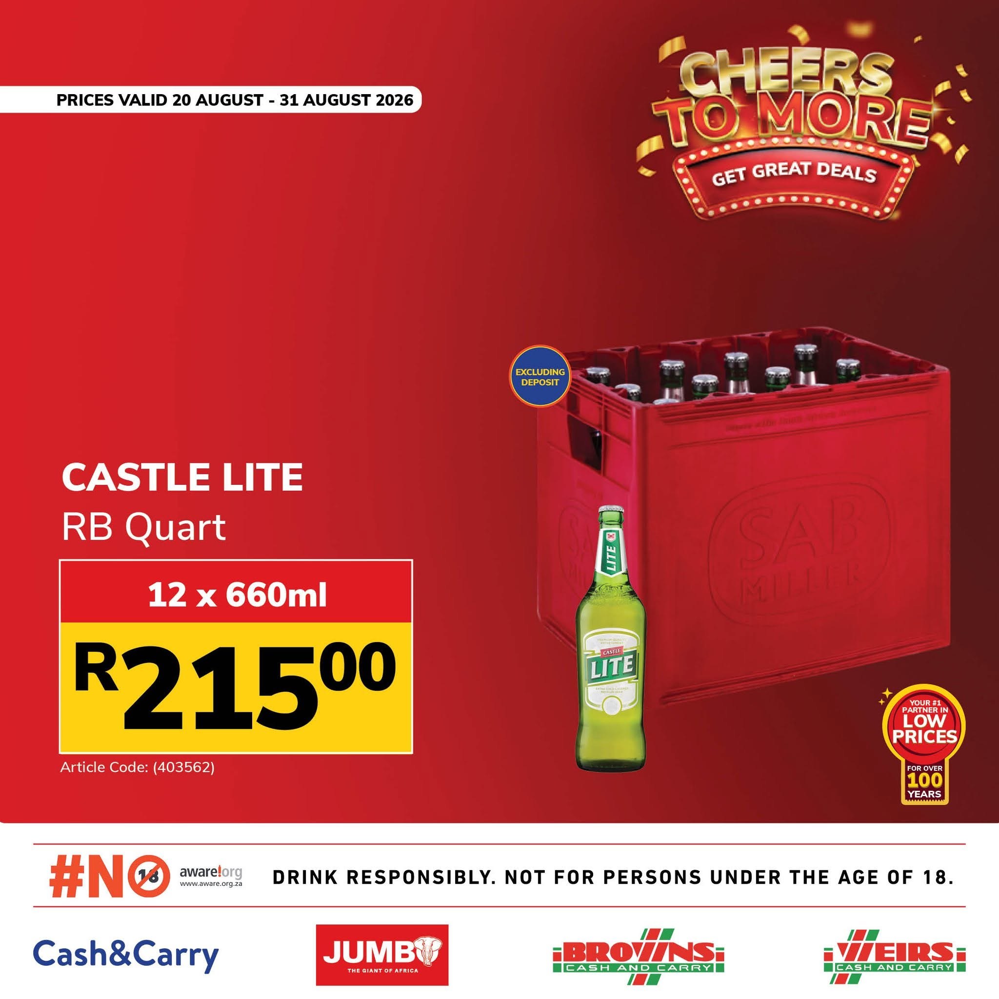 Jumbo Cash & Carry specials - 20/08/2026 - 31/08/2026. Page 21