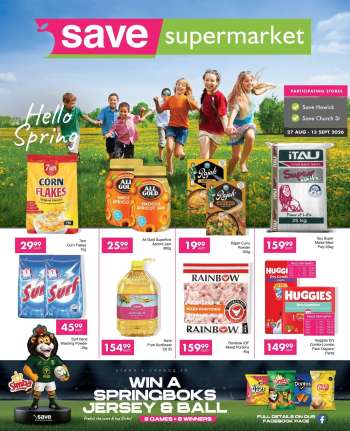 Save supermarket catalogue  - 27/08/2026 - 13/09/2026.