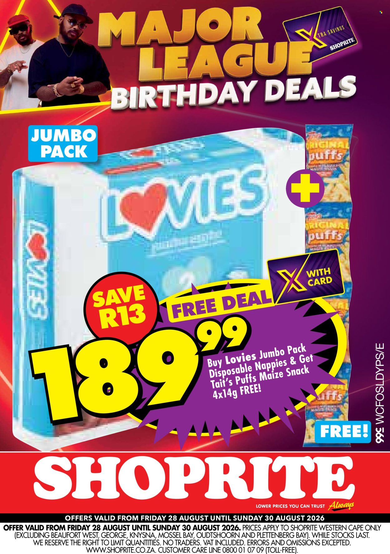 Shoprite specials - 28/08/2026 - 30/08/2026. Page 1