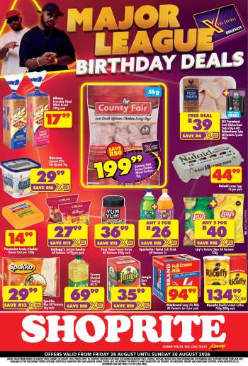 Shoprite catalogue  - 28/08/2026 - 30/08/2026.