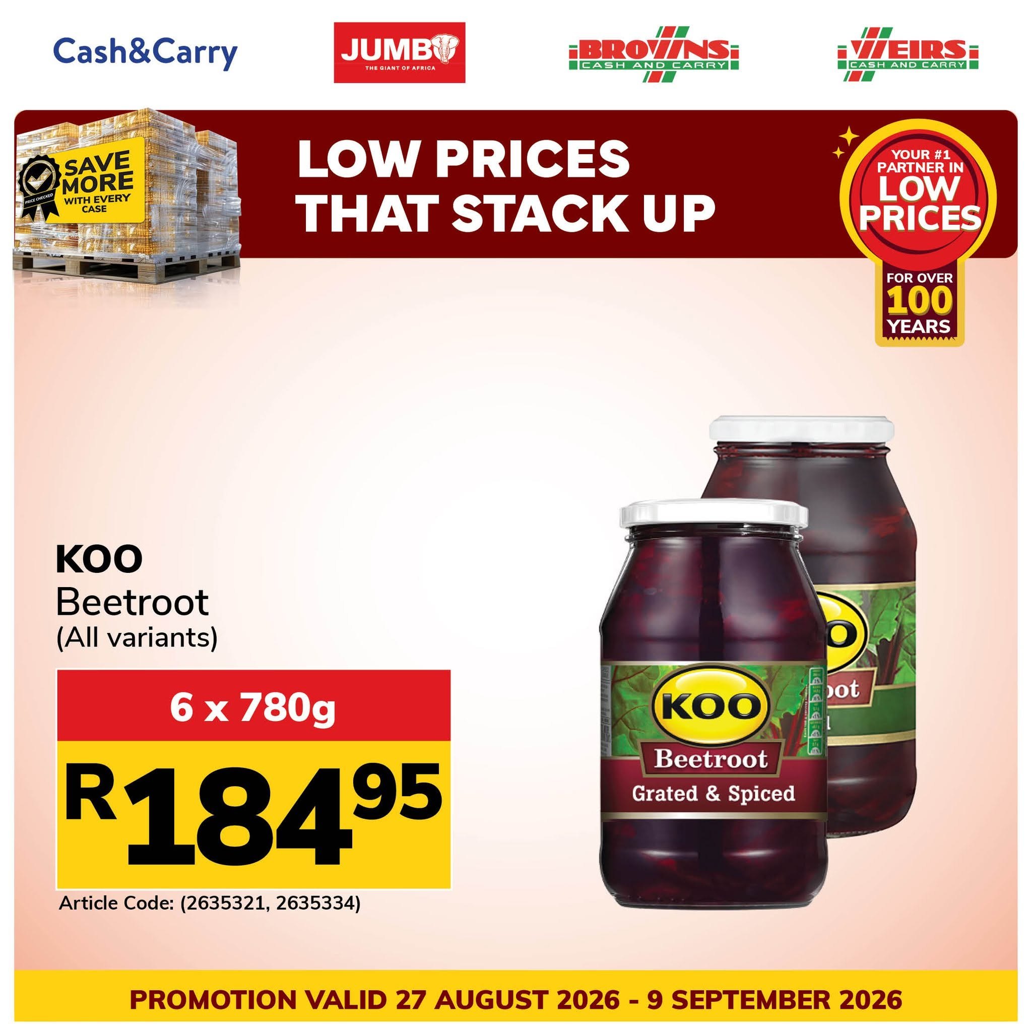 Jumbo Cash & Carry specials - 27/08/2026 - 09/09/2026. Page 15