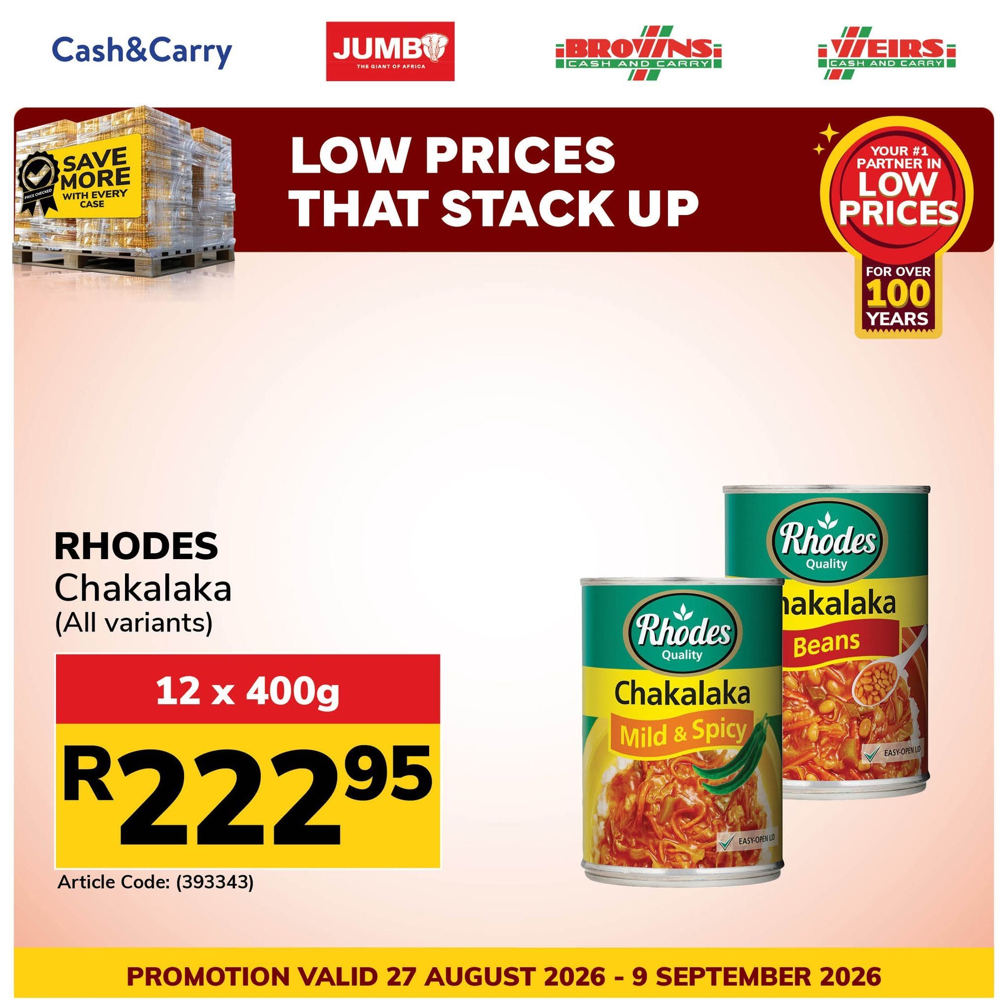 Jumbo Cash & Carry specials - 27/08/2026 - 09/09/2026. Page 16
