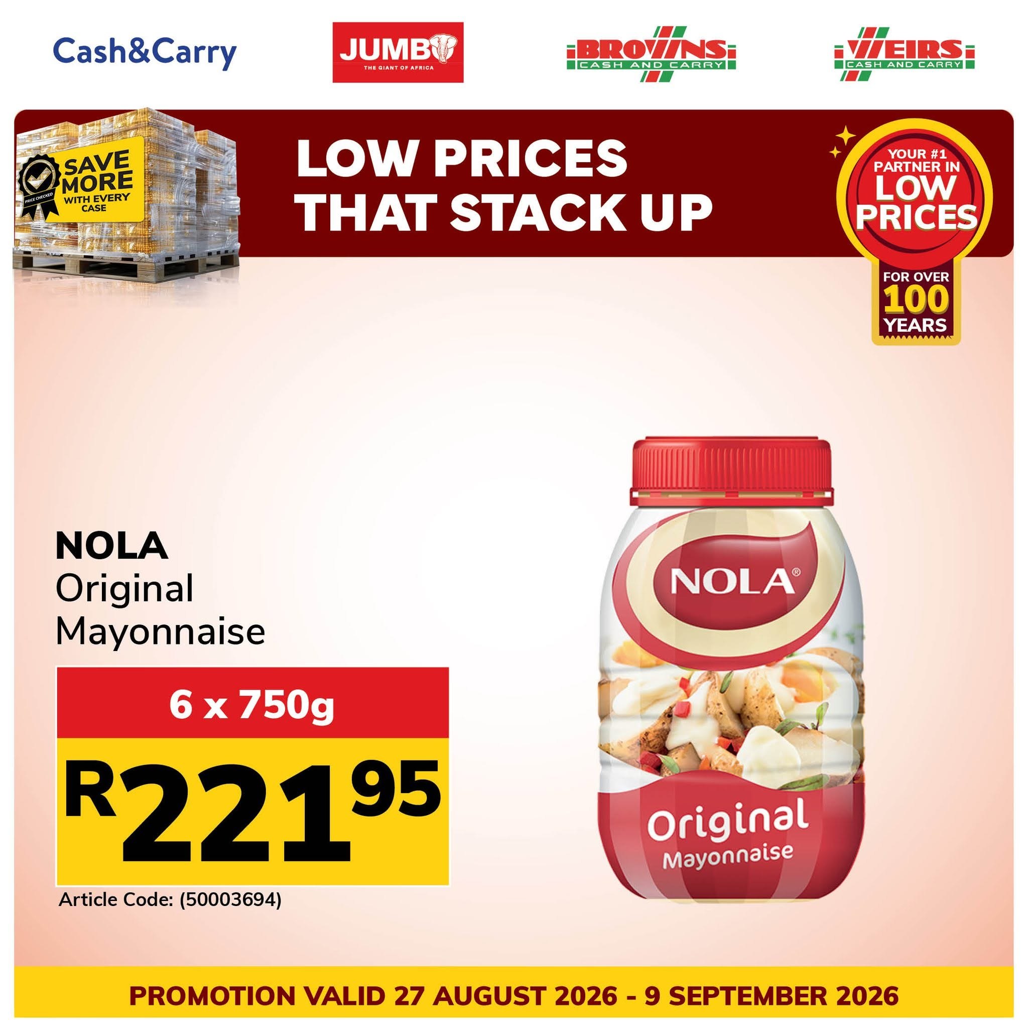 Jumbo Cash & Carry specials - 27/08/2026 - 09/09/2026. Page 18