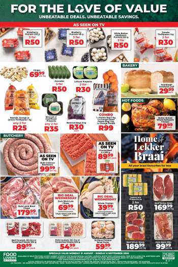 Food Lover's Market catalogue  - 31/08/2026 - 06/09/2026.