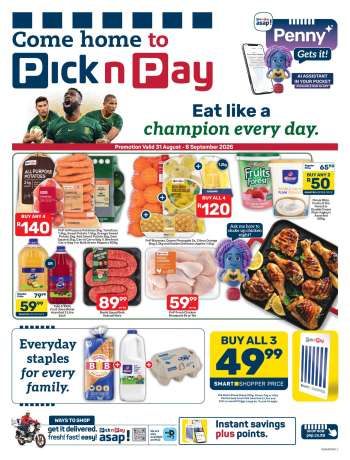 Pick n Pay catalogue  - 31/08/2026 - 06/09/2026.