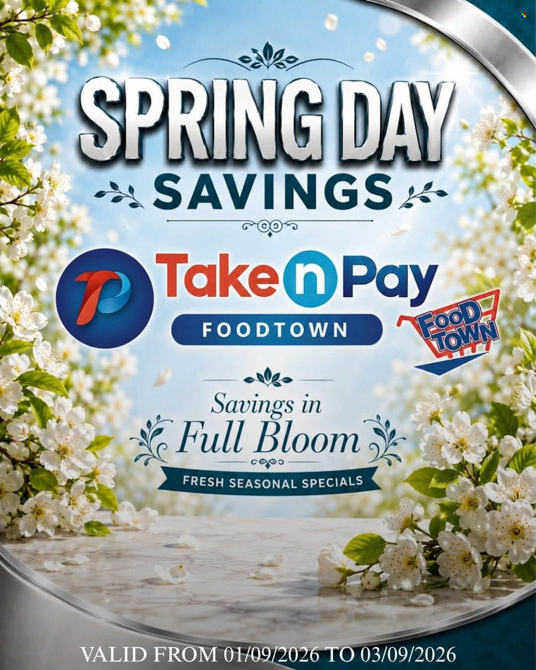 Take n Pay specials - 01/09/2026 - 03/09/2026. Page 1