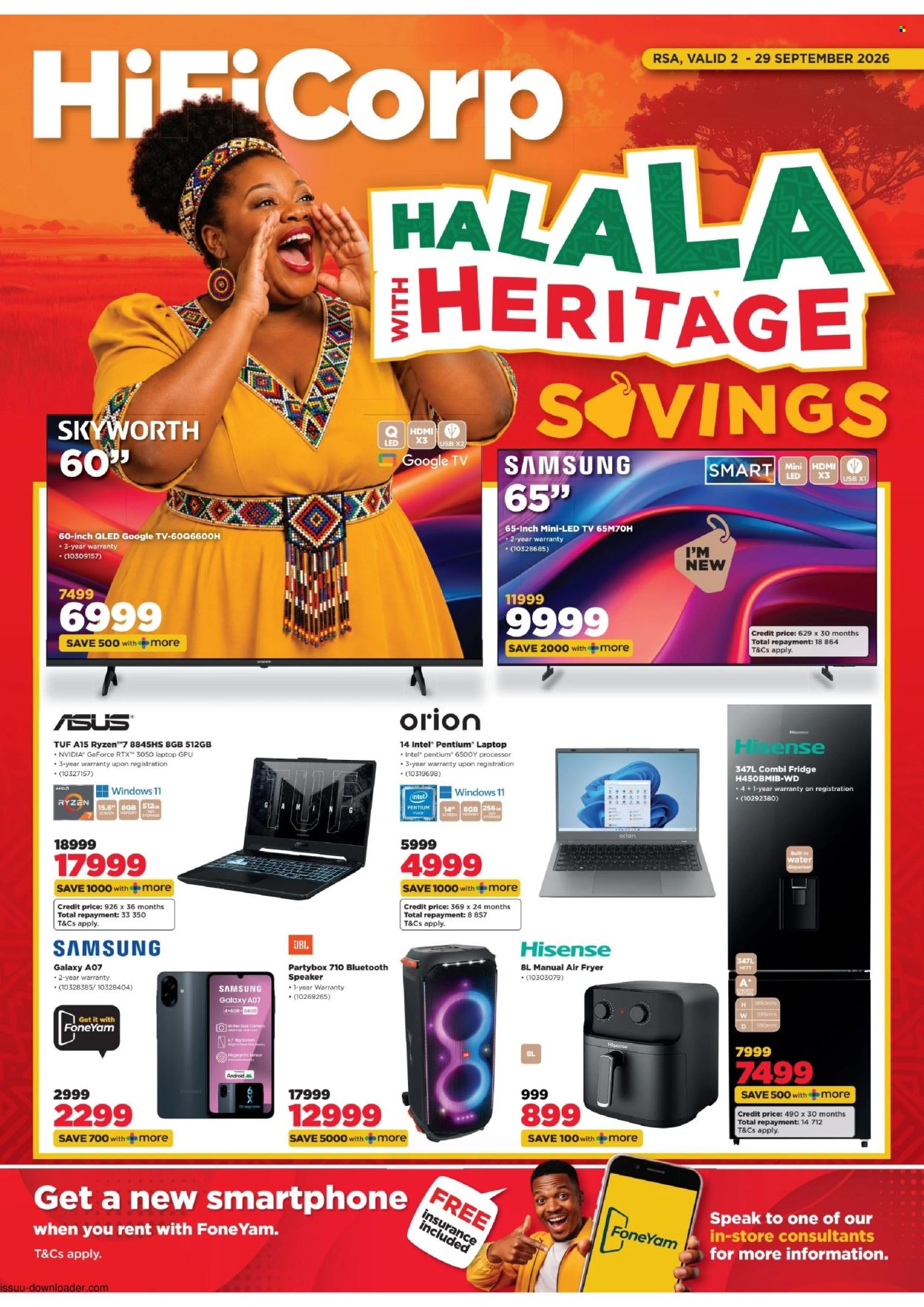 HiFi Corp specials - 02/09/2026 - 29/09/2026. Page 1
