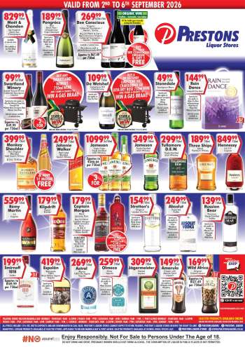 Prestons Liquor Stores catalogue  - 02/09/2026 - 06/09/2026.