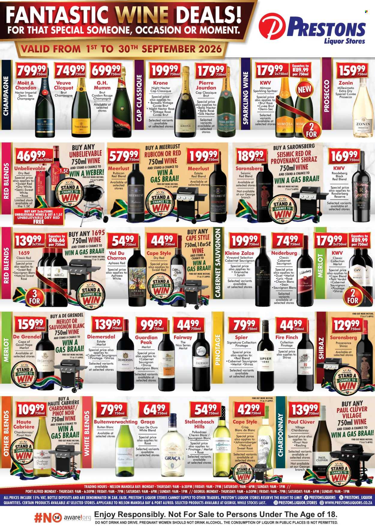 Prestons Liquor Stores specials - 01/09/2026 - 30/09/2026. Page 1