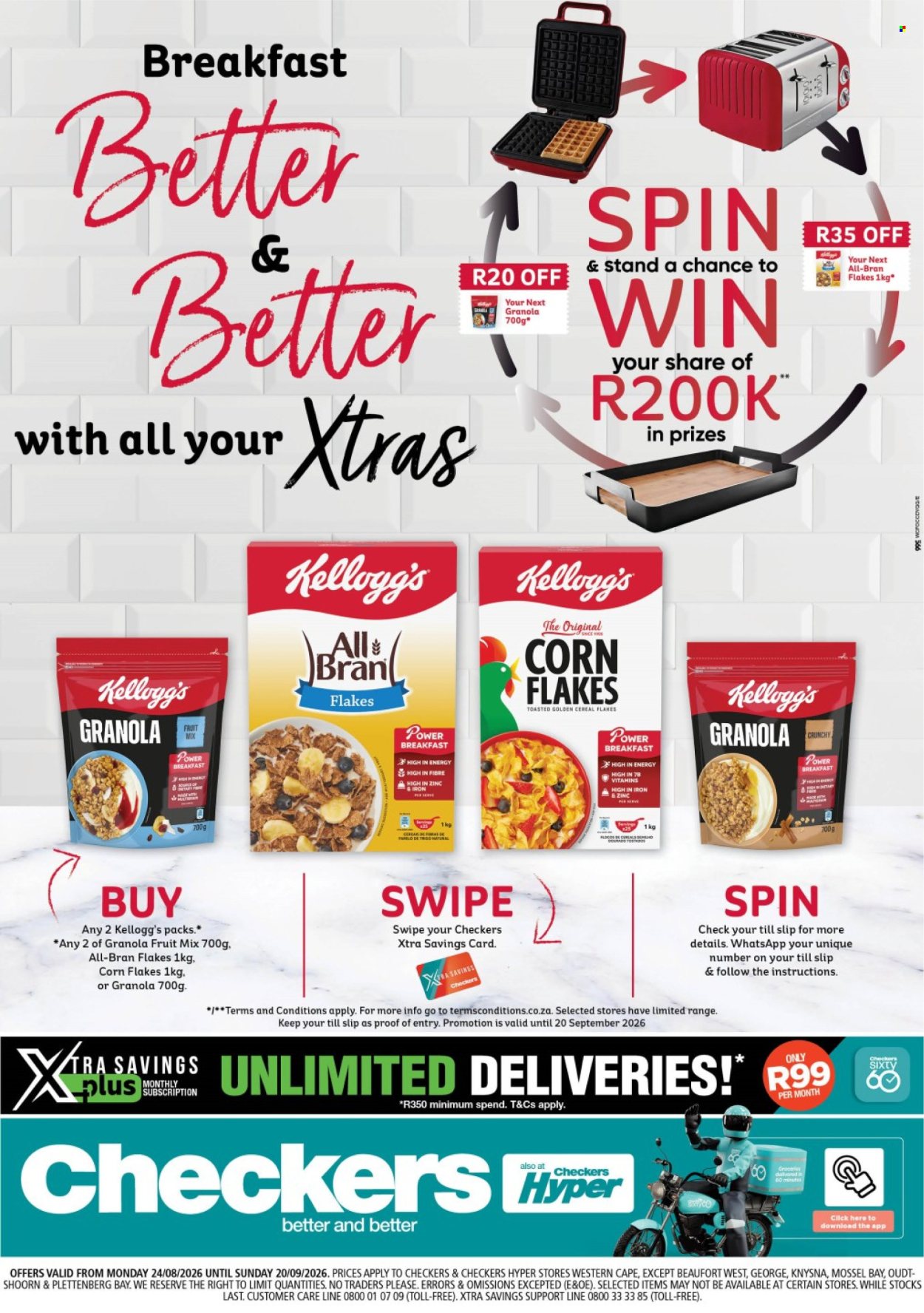 Checkers specials - 24/08/2026 - 20/09/2026. Page 1