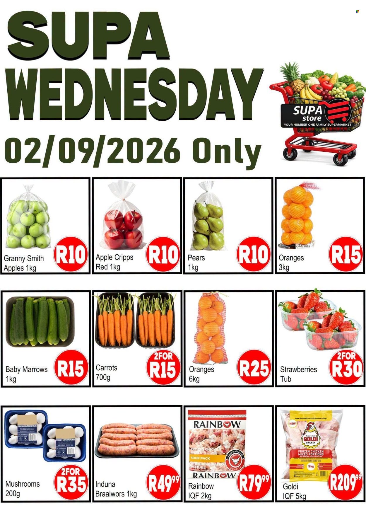 Supa Store specials - 02/09/2026 - 02/09/2026. Page 1