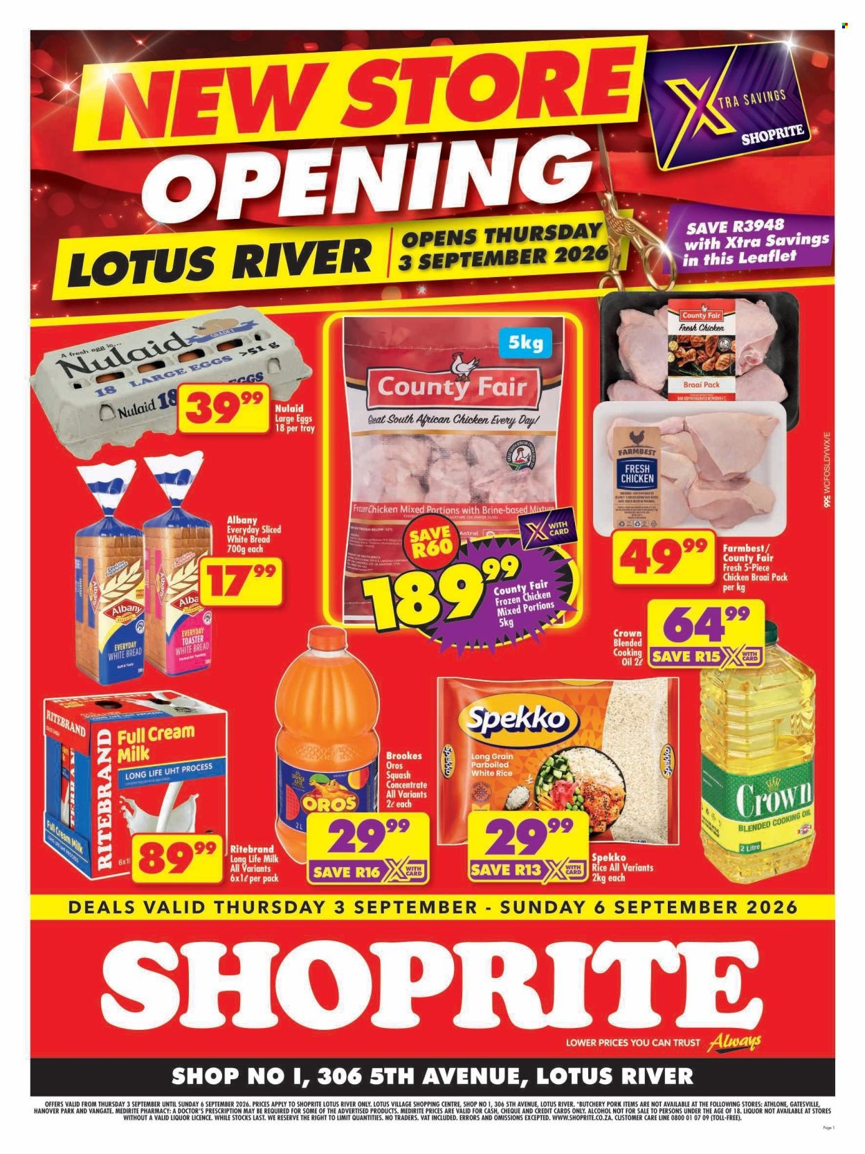 Shoprite specials - 03/09/2026 - 06/09/2026. Page 1