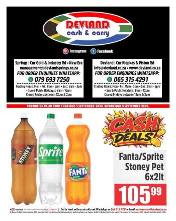 Devland catalogue  - 03/09/2026 - 09/09/2026.