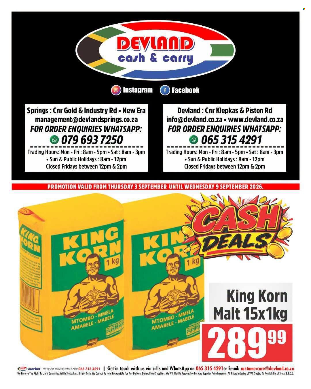 Devland specials - 03/09/2026 - 09/09/2026. Page 9