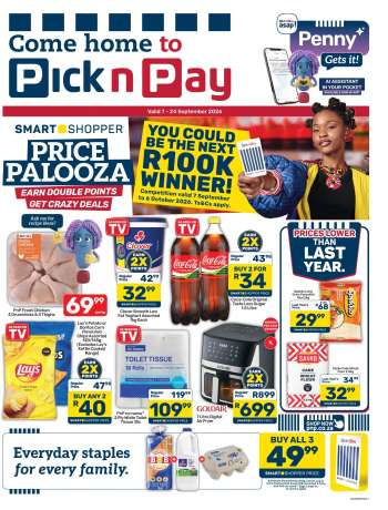 Pick n Pay Supermarket catalogue  - 07/09/2026 - 24/09/2026.