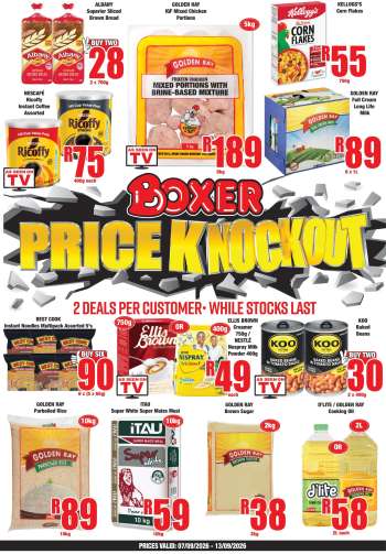 Boxer catalogue  - 07/09/2026 - 13/09/2026.