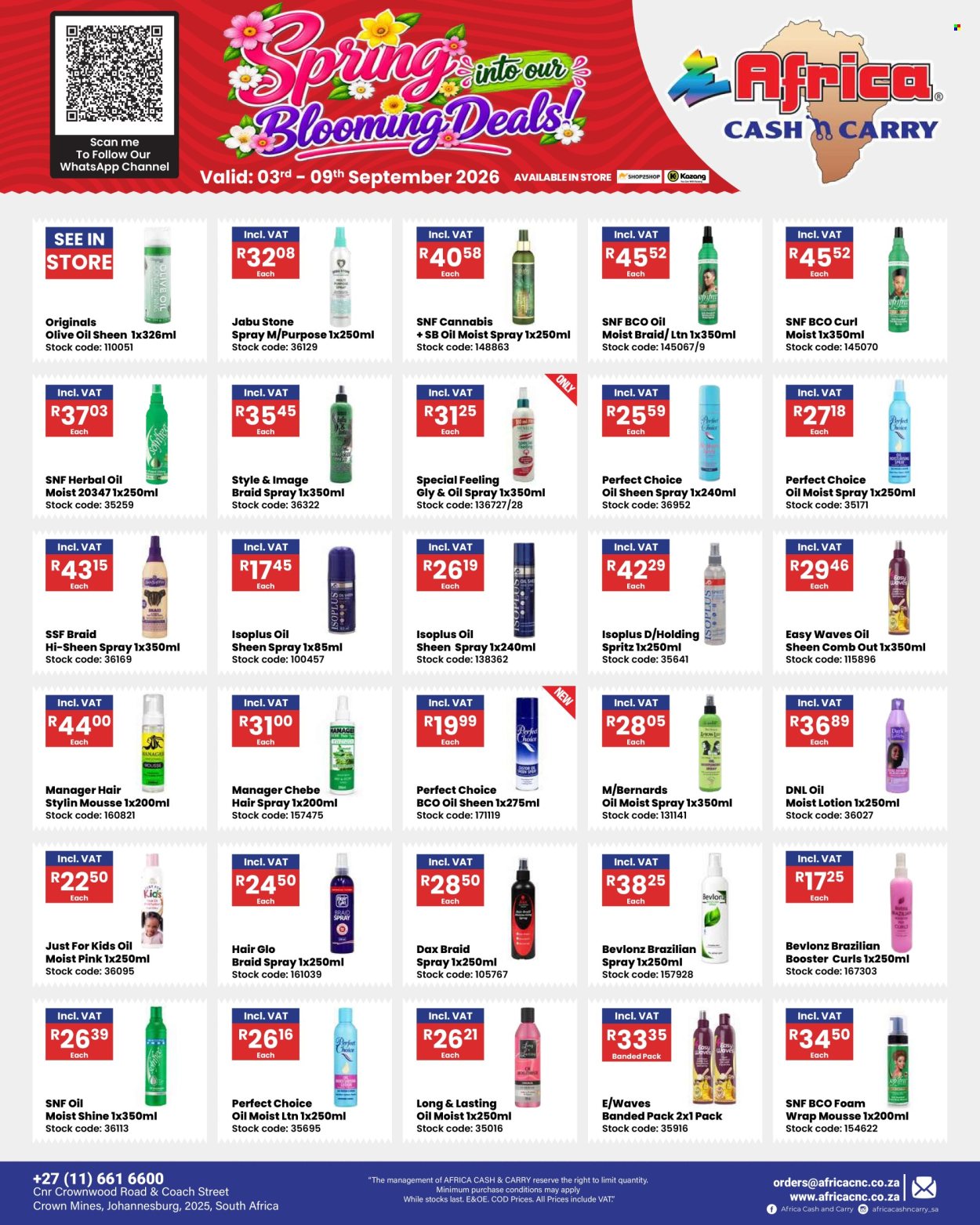 Africa Cash & Carry specials - 03/09/2026 - 09/09/2026. Page 1