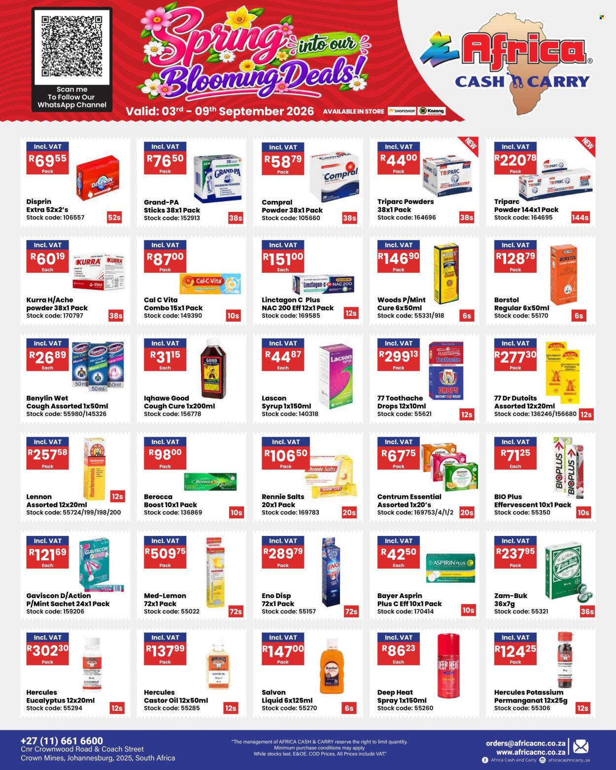Africa Cash & Carry specials - 03/09/2026 - 09/09/2026. Page 9