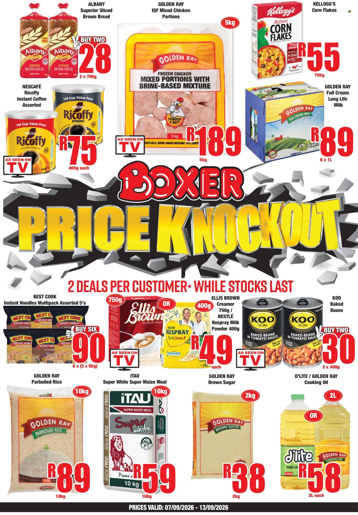 Boxer specials - 07/09/2026 - 13/09/2026. Page 1