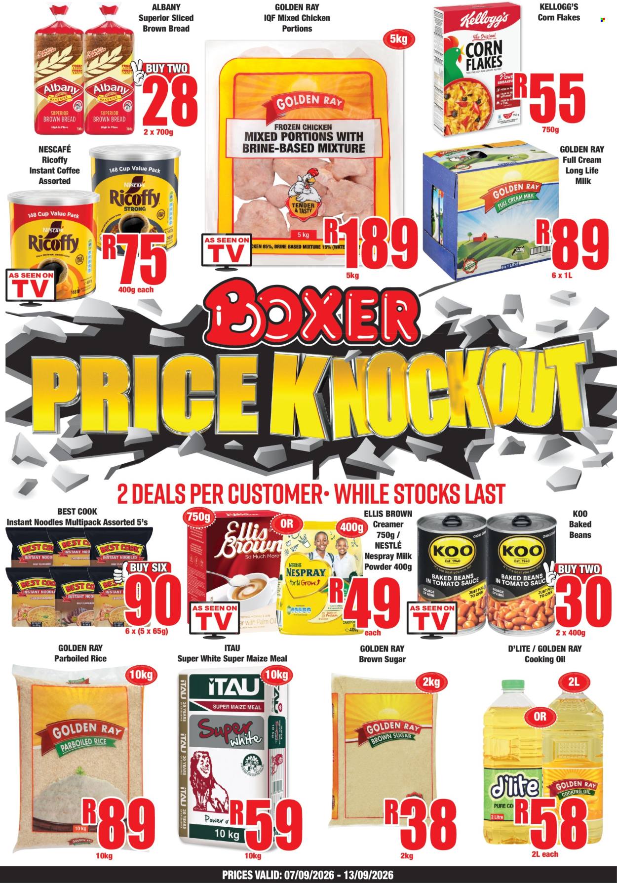 Boxer specials - 07/09/2026 - 13/09/2026. Page 1