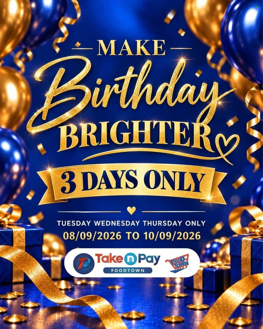 Take n Pay specials - 08/09/2026 - 10/09/2026. Page 1