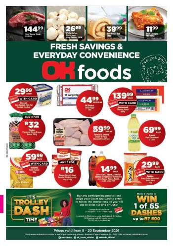OK Foods catalogue  - 09/09/2026 - 20/09/2026.
