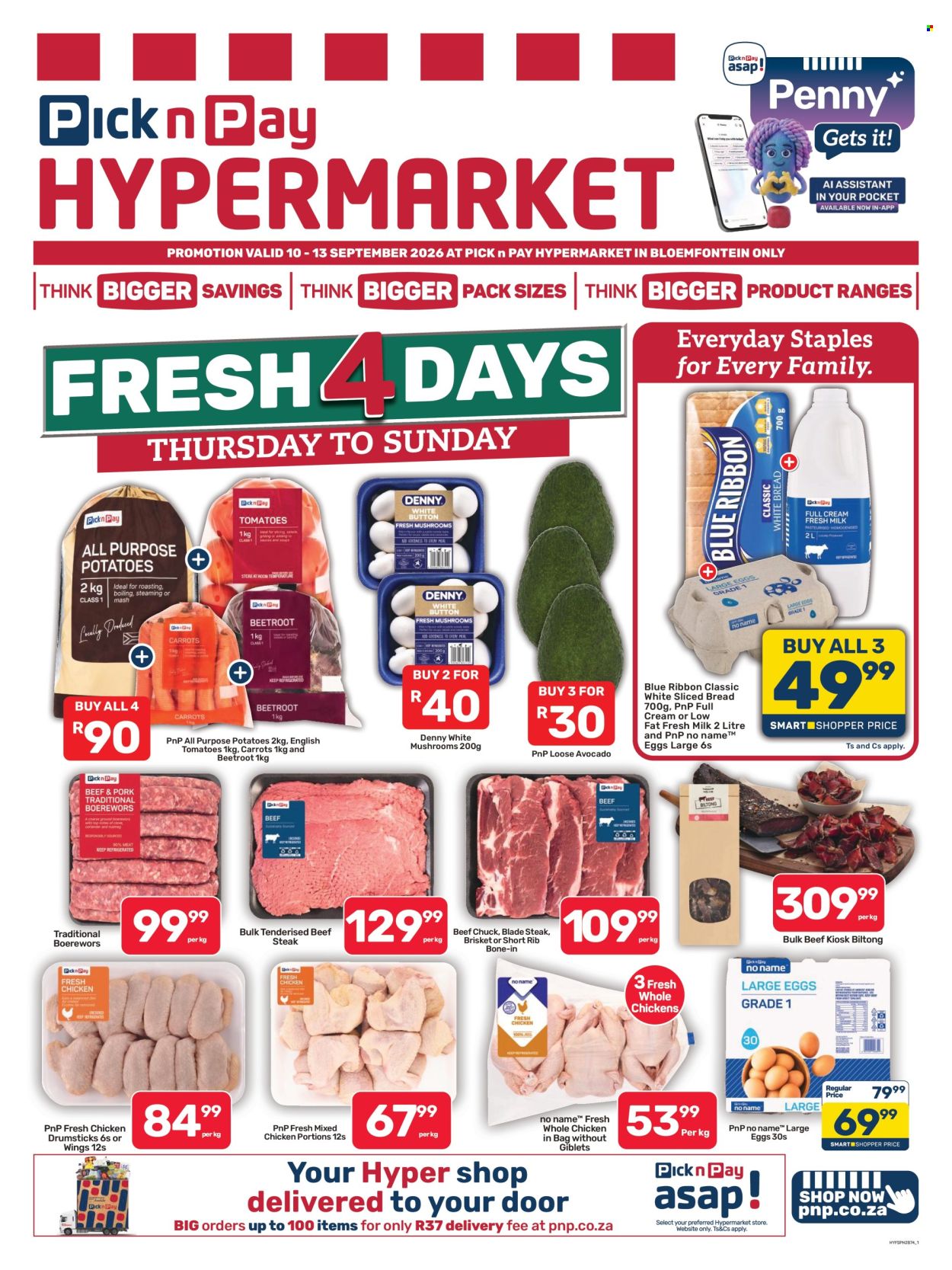 Pick n Pay Hypermarket specials - 10/09/2026 - 13/09/2026. Page 1