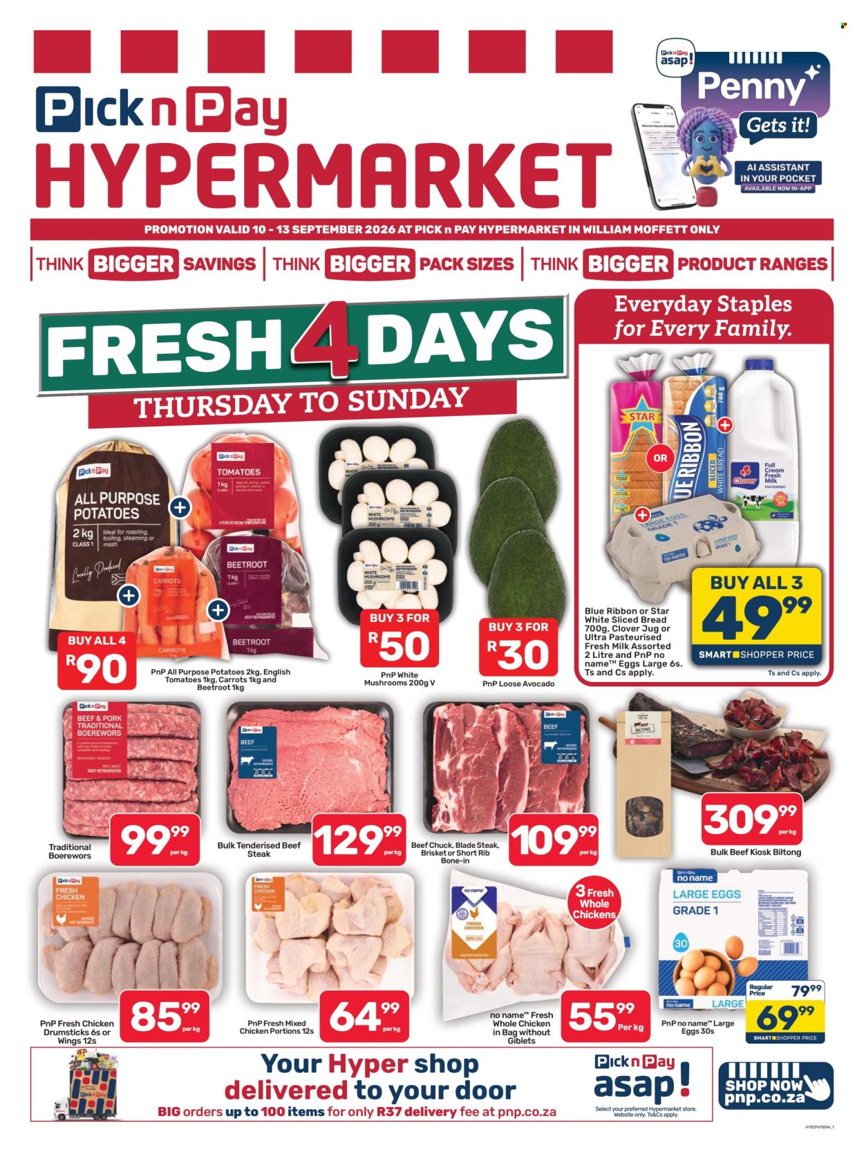 Pick n Pay Hypermarket specials - 10/09/2026 - 13/09/2026. Page 1