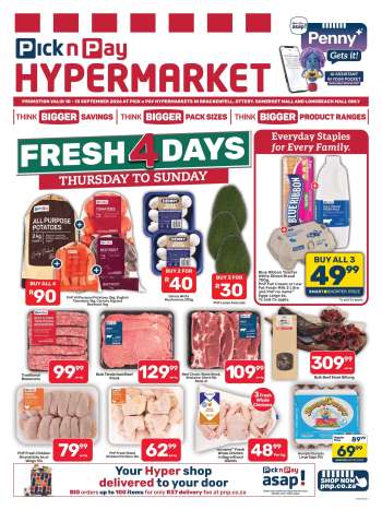 Pick n Pay catalogue  - 10/09/2026 - 13/09/2026.