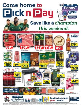 Pick n Pay catalogue  - 10/09/2026 - 13/09/2026.