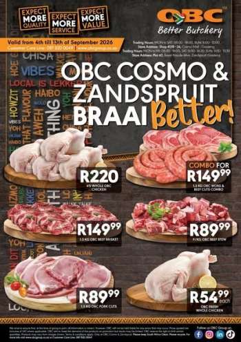 OBC catalogue  - 04/09/2026 - 13/09/2026.