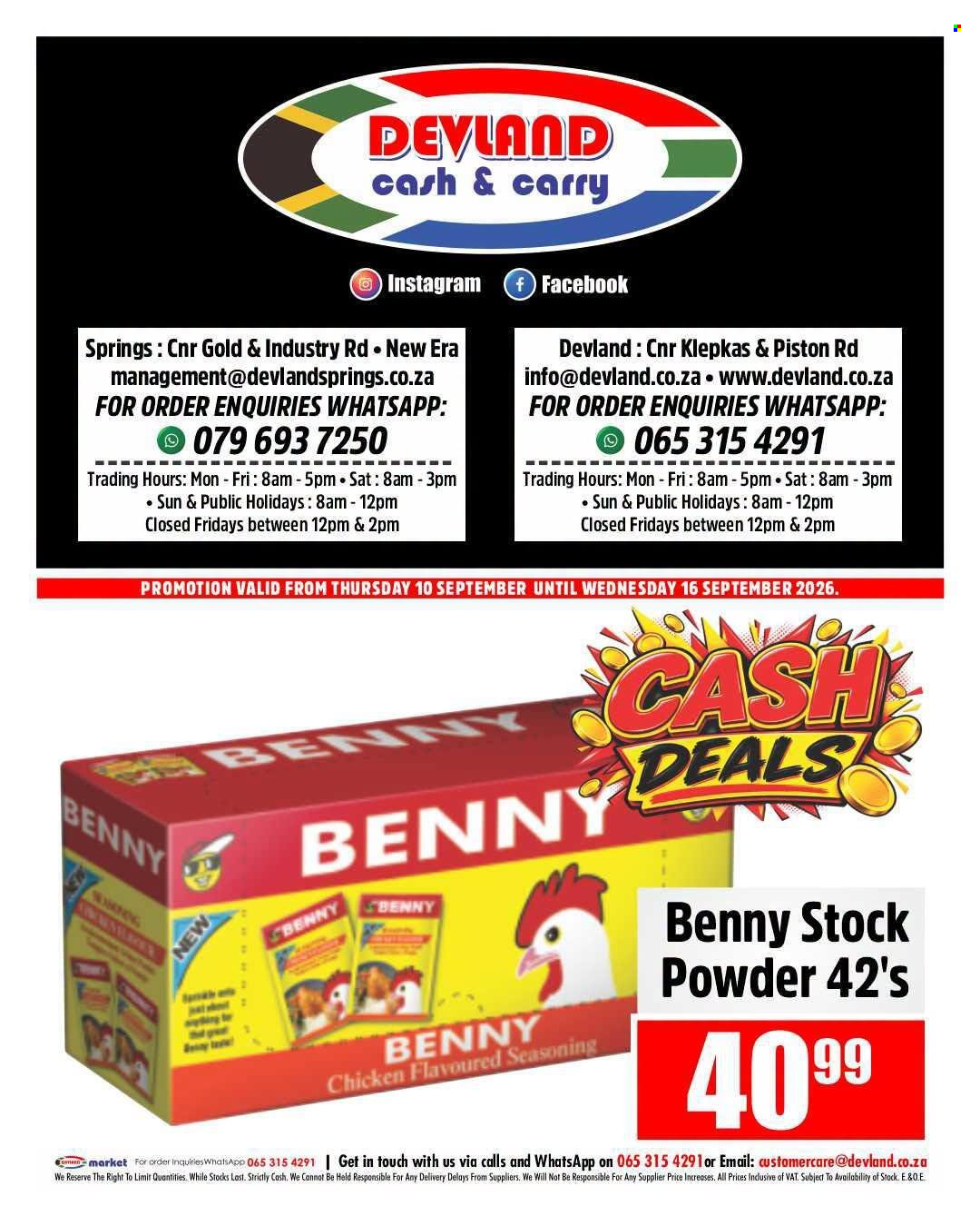 Devland specials - 10/09/2026 - 16/09/2026. Page 9