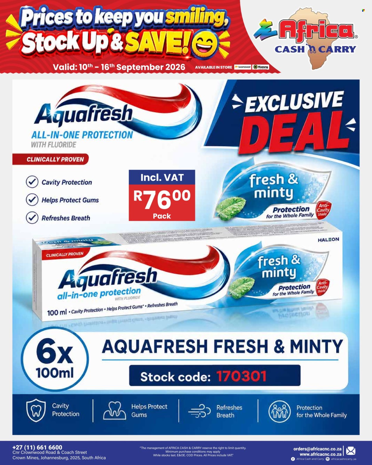 Africa Cash & Carry specials - 10/09/2026 - 16/09/2026. Page 14