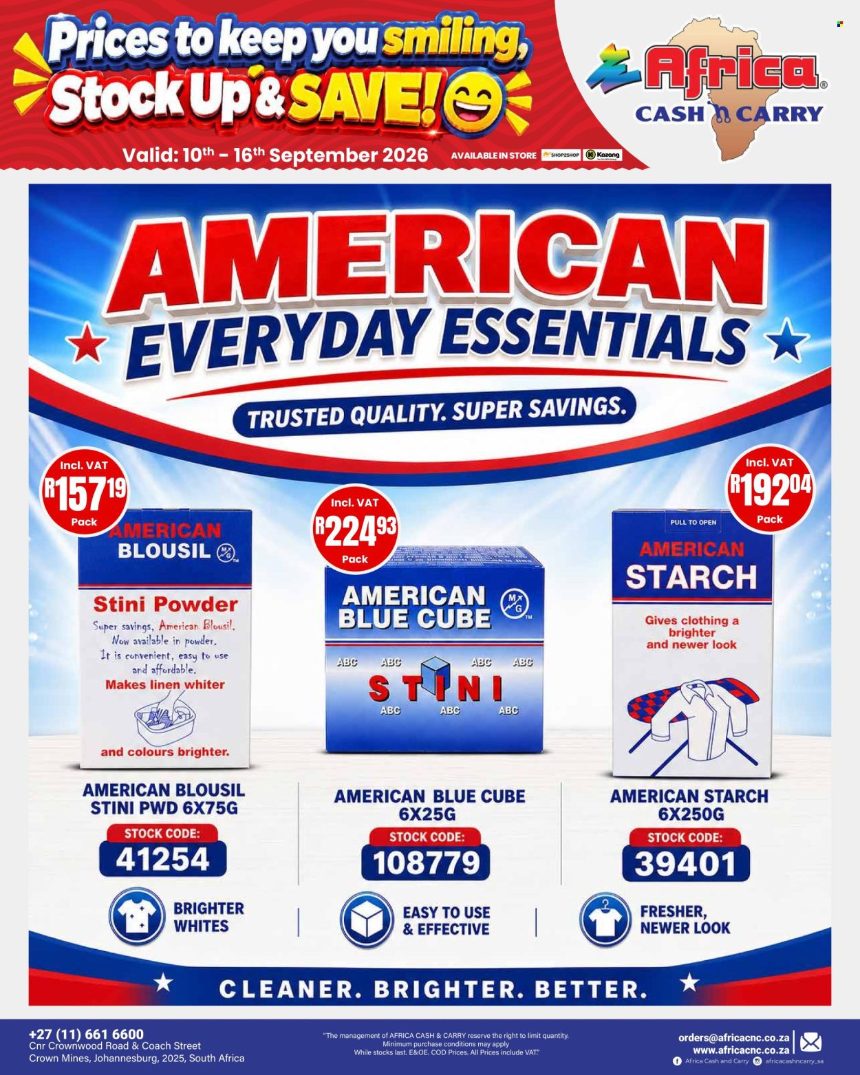 Africa Cash & Carry specials - 10/09/2026 - 16/09/2026. Page 16