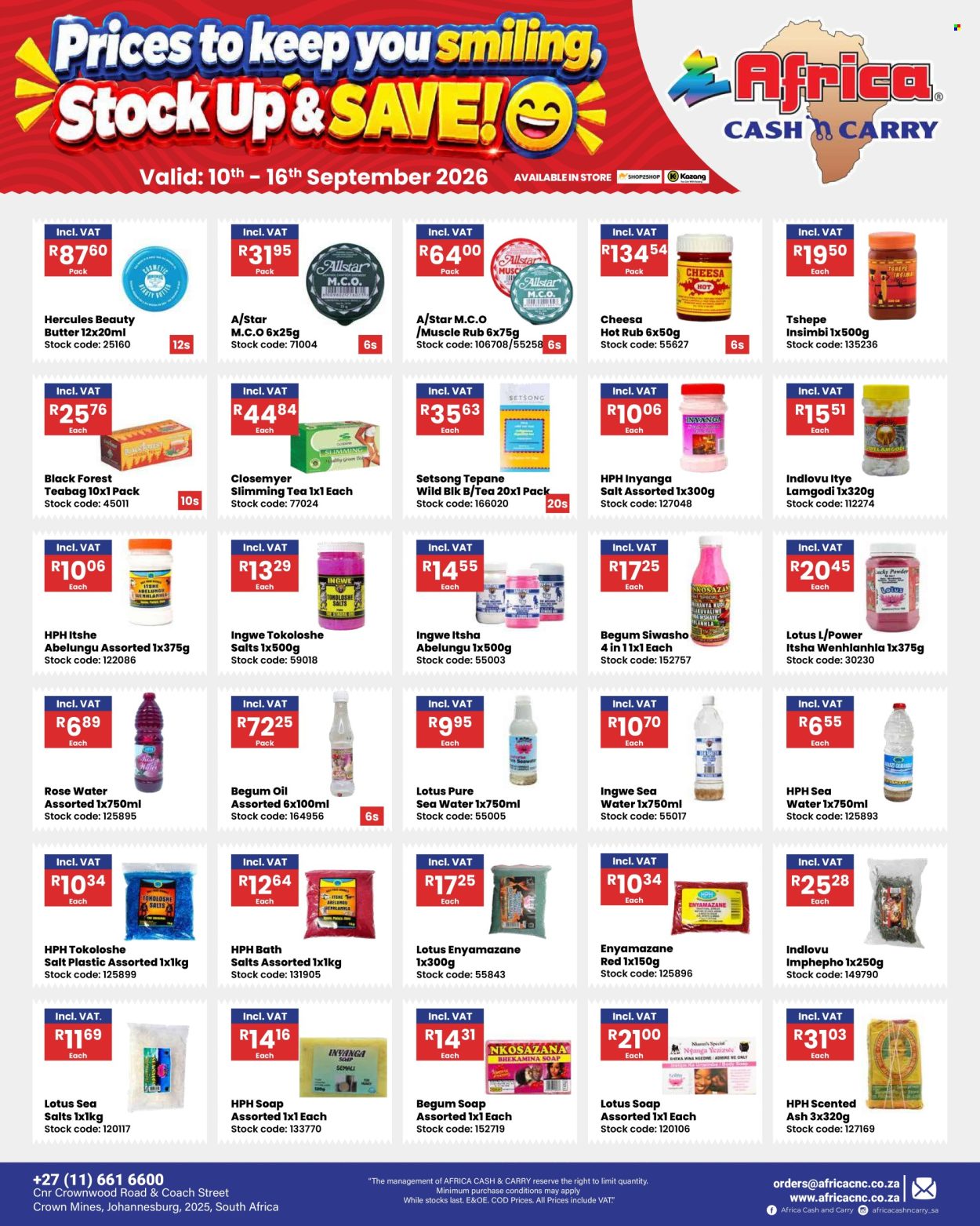 Africa Cash & Carry specials - 10/09/2026 - 16/09/2026. Page 21