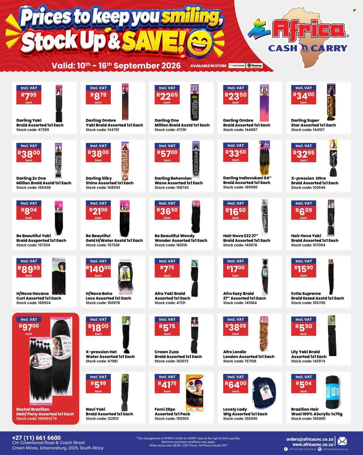 Africa Cash & Carry specials - 10/09/2026 - 16/09/2026. Page 23