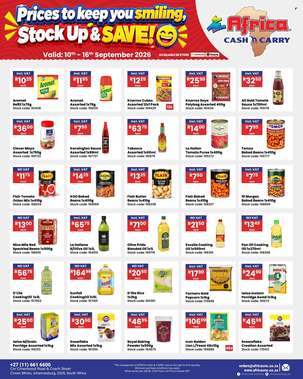 Africa Cash & Carry specials - 10/09/2026 - 16/09/2026. Page 29