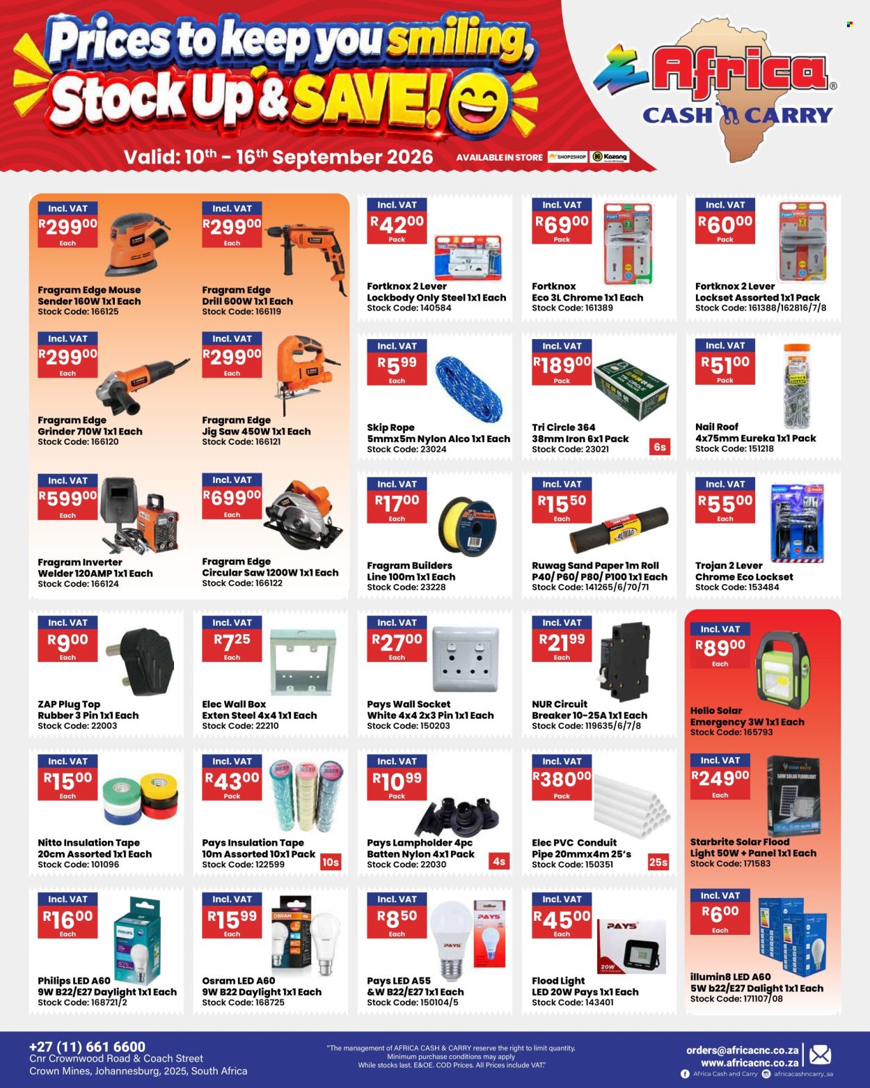 Africa Cash & Carry specials - 10/09/2026 - 16/09/2026. Page 38