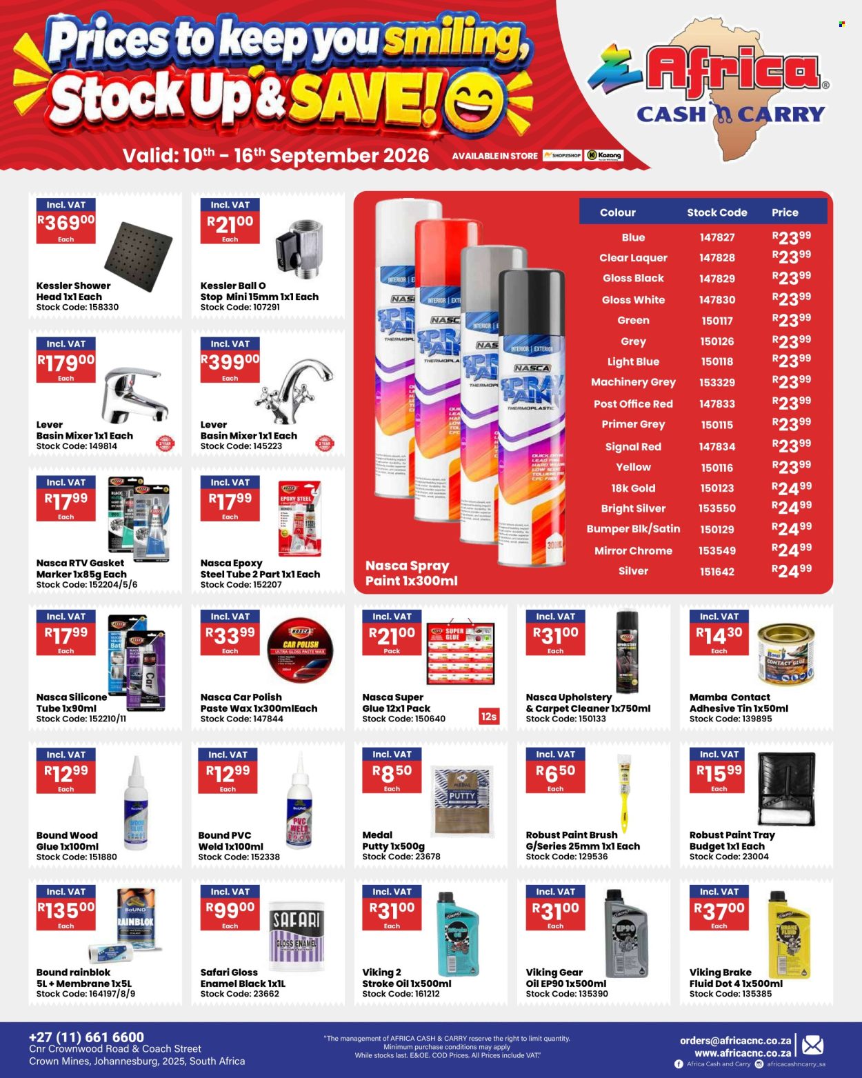 Africa Cash & Carry specials - 10/09/2026 - 16/09/2026. Page 40