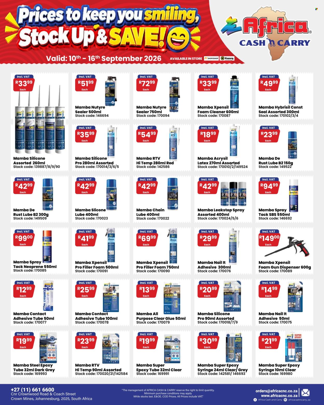Africa Cash & Carry specials - 10/09/2026 - 16/09/2026. Page 41