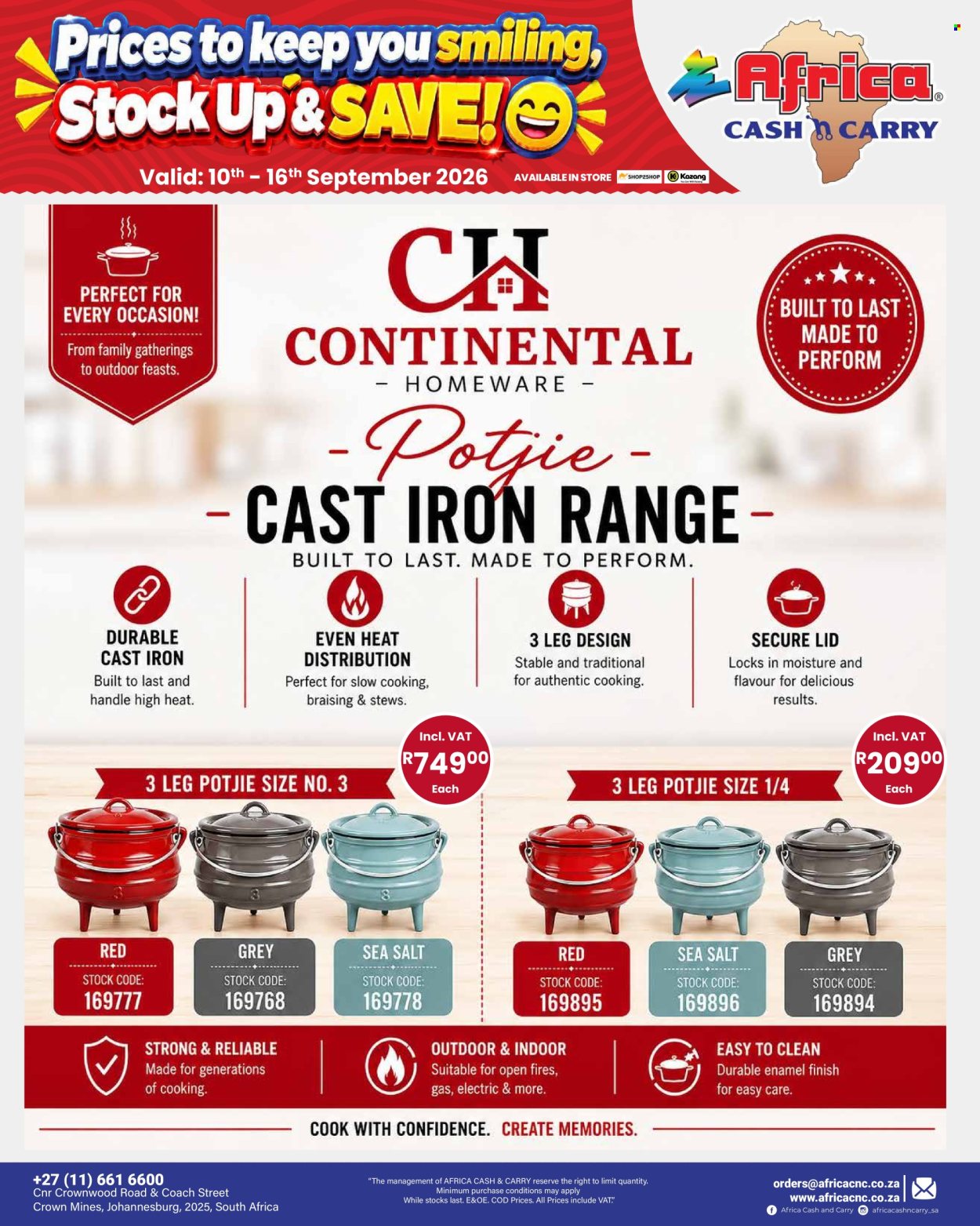 Africa Cash & Carry specials - 10/09/2026 - 16/09/2026. Page 48